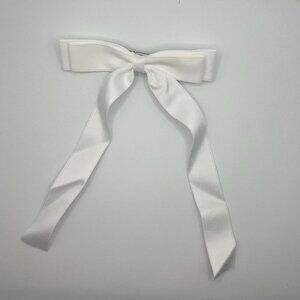 Black or White Clip on Bows - Hair Accessory